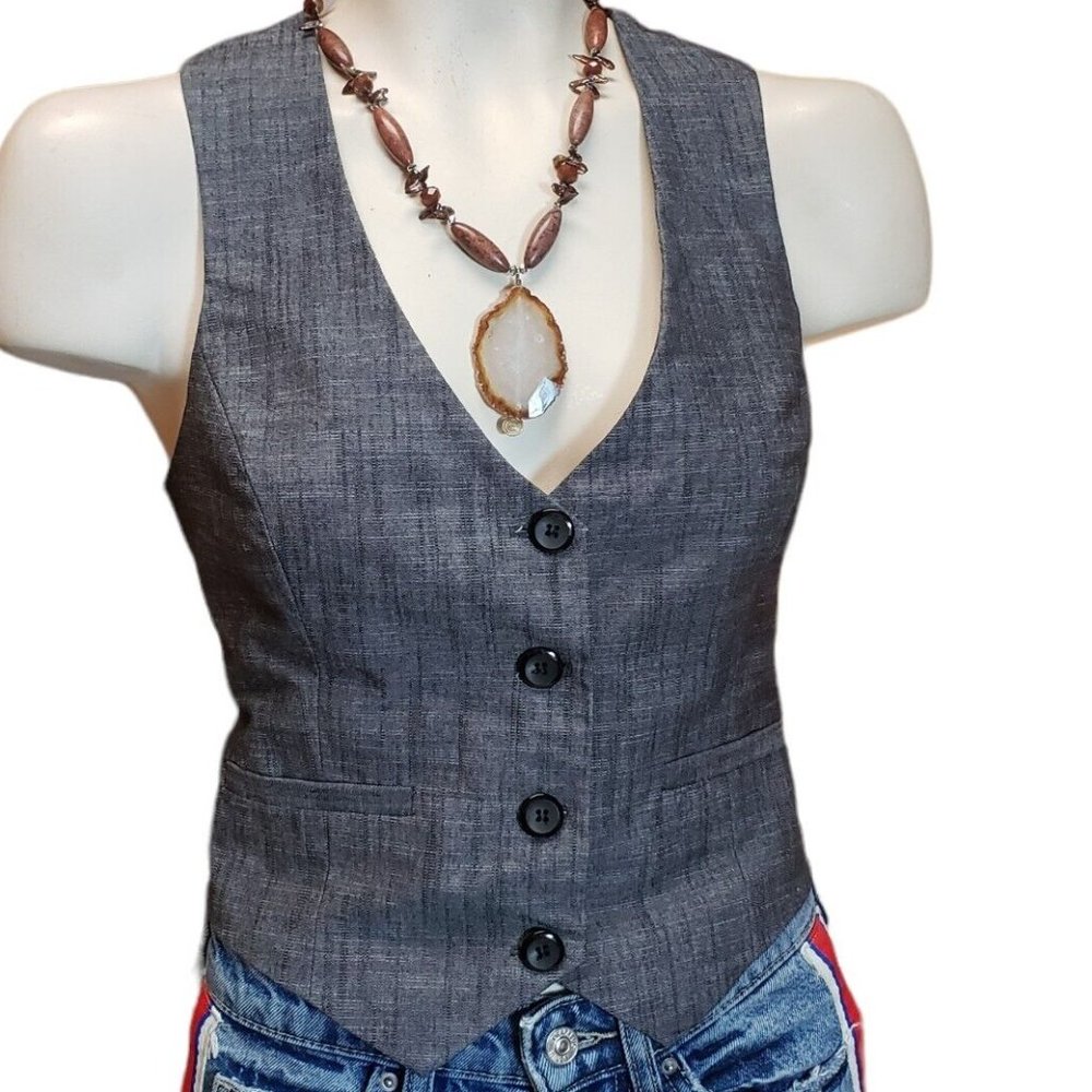 Heartsole Vest Shirt Lace Back M Vest only